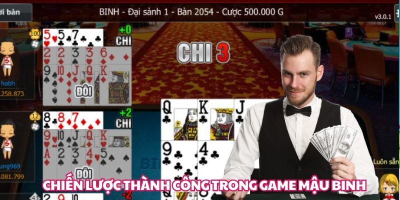 Chiến lược thành công trong game Mậu Binh online 123B